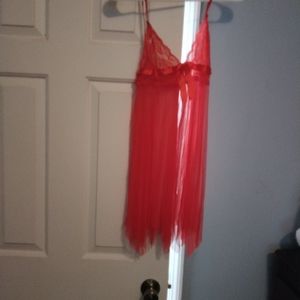 Red lingerie/red see threw nighty PLEASE READ DESCRIPTION!